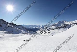 Photo Texture of Background Snowy Mountains